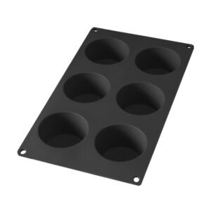 Moule 6 muffins noir LEKUE