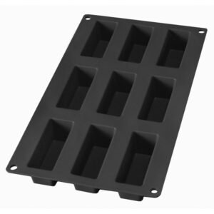 Moule 9 mini cakes gourmet noir LEKUE