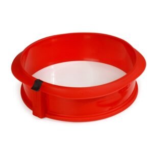 Moule charlotte 18 cm démontable rouge LEKUE