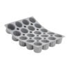 Moule pour 20 mini cannelés bordelais en silicone elastomoule DE BUYER
