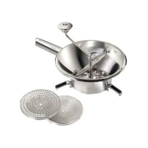 Moulin à légumes 3 grilles 24 cm en inox LA BONNE GRAINE