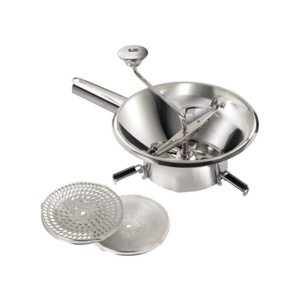 Moulin à légumes 3 grilles 24 cm en inox LA BONNE GRAINE