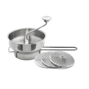 Moulin à légumes avec 3 disques en inox WEIS