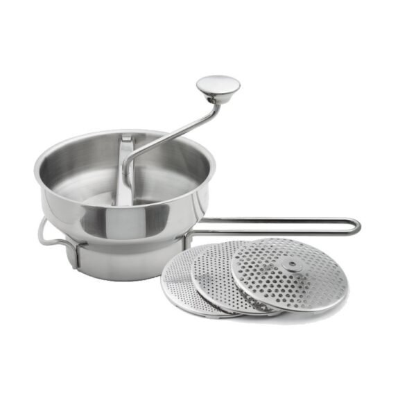Moulin à légumes avec 3 disques en inox WEIS