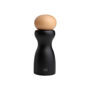 130168 - Moulin à poivre Sphère hauteur 15 cm noir T&G WOODWARE