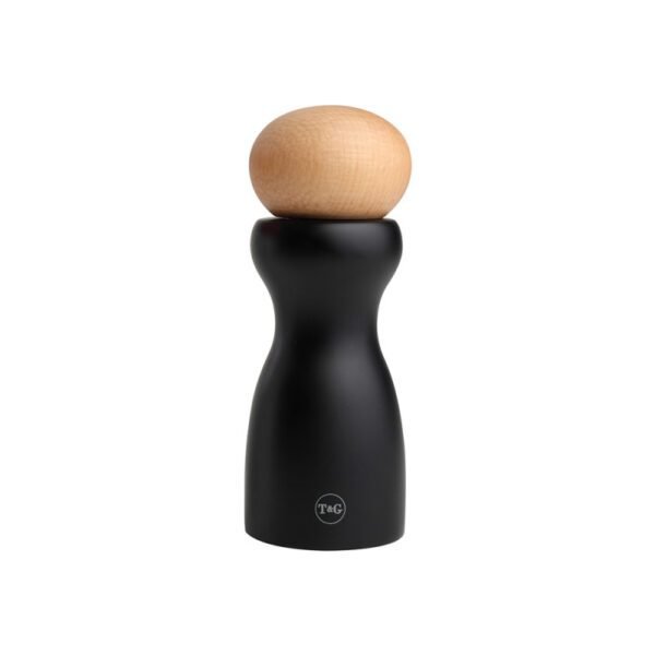 Moulin à poivre Sphère hauteur 15 cm noir T&G WOODWARE