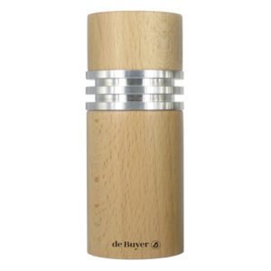 B447177 - Moulin à sel Jota 12 cm naturel en bois DE BUYER