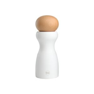 130169 - Moulin à sel Sphère hauteur 15 cm blanc T&G WOODWARE