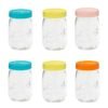 Bocal à vis Colors de 1 L (lot de 6) LE PARFAIT