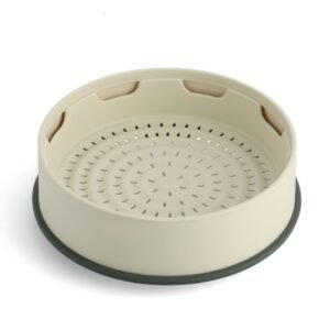 Panier à vapeur 24 cm crème GREENPAN