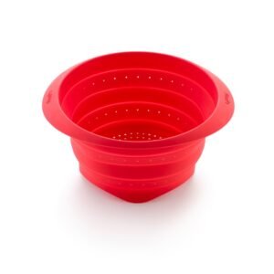Passoire rétractable 23 cm rouge LEKUE