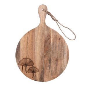 Planche à découper ronde Ginkgo 43x30 cm TABLE PASSION