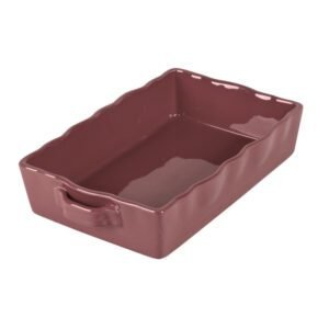 Plat à four rectangle Gusto 25x17 cm terracotta TABLE PASSION