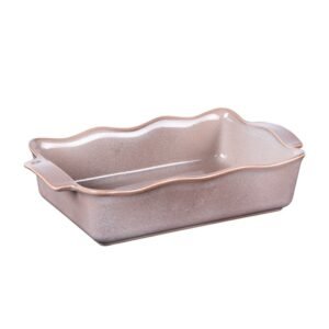 Plat à four rectangle Ely 31x17x7 cm brun TABLE PASSION
