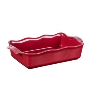 Plat à four rectangle Ely 31x17x7 cm rouge TABLE PASSION