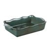 Plat à four rectangle Ely 36x21x8 cm vert TABLE PASSION