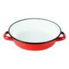 140070 - Plat à œuf émaillé 14 cm rouge BEKA