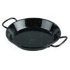Plat pour paëlla 10 cm en acier émaille LACOR