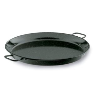 Plat pour paëlla 60 cm en acier émaille LACOR