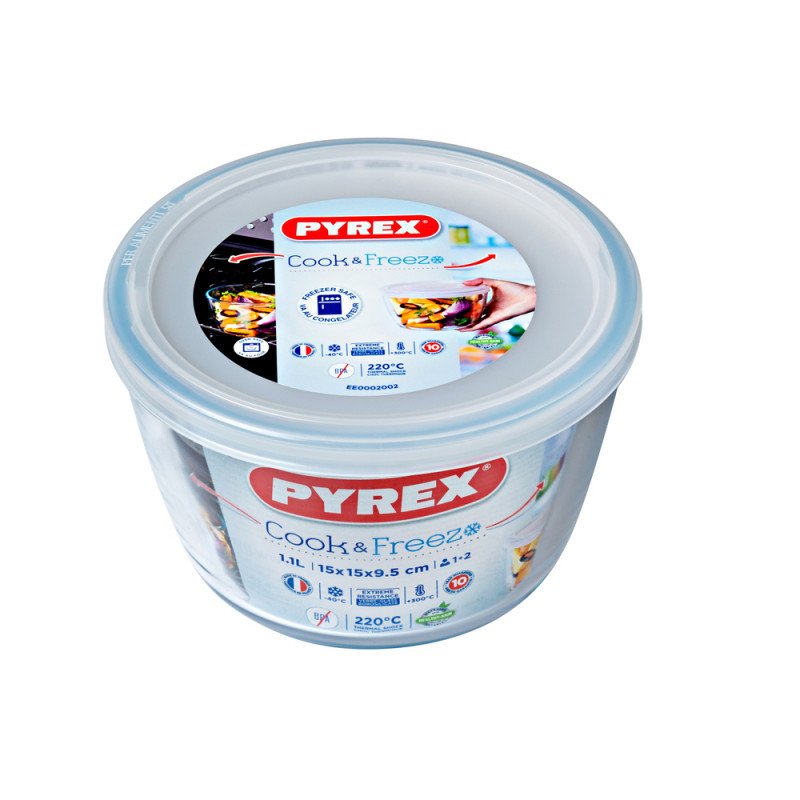 Plat rond cook & freeze 1,1 l PYREX