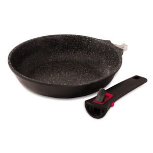 Poêle à induction Granit pro avec manche amovible 21.5 cm BAUMALU