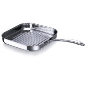 Poêle grill carrée Chef 26,5 cm en inox BEKA