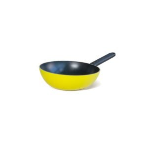 Poêle wok Ramen jaune 28 cm GUZZINI