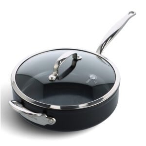 Sauteuse Barcelona pro 28 cm et son couvercle GREENPAN