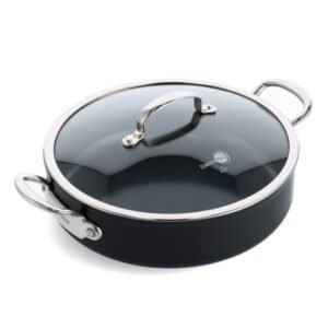 Sauteuse Barcelona pro 30 cm et son couvercle GREENPAN