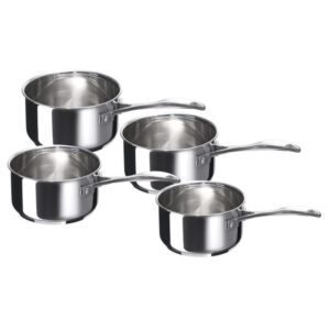 Série de 4 casseroles Chef en inox BEKA