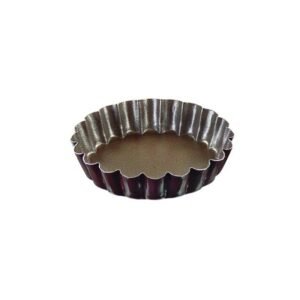 Tartelette ronde cannelée fond fixe 12 cm GOBEL