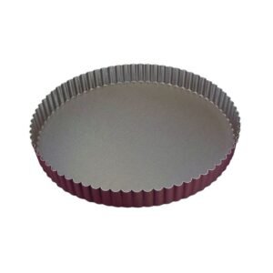 Tourtière ronde cannelée fond fixe 24 cm GOBEL