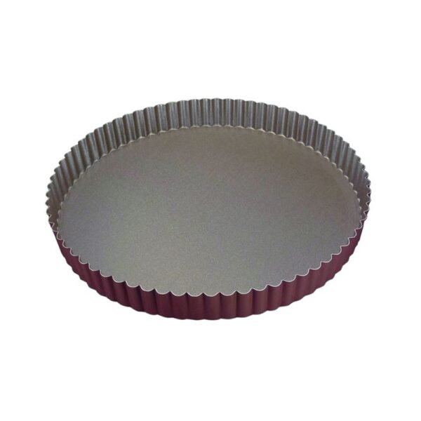 Moule à tarte rond cannelé fond fixe 28 cm GOBEL
