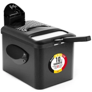 F1905ADUO Fil - Friteuse à bain d'huile - couvercle DUOFIL - noire 3,5L 3200W - frifri