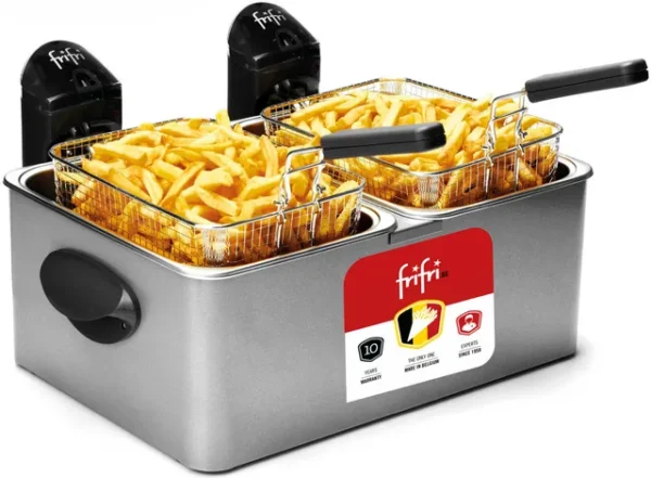 Friteuse double cuve DUOFIL F1998DUO en inox 2x4.5L