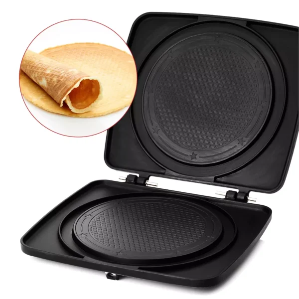 FM007 - Plaques en fonte pour réaliser de gourmands cornets de glace - Gaufrier frifri